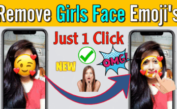 Girl photo with emoji removed using SnapEdit and Cleanup tools