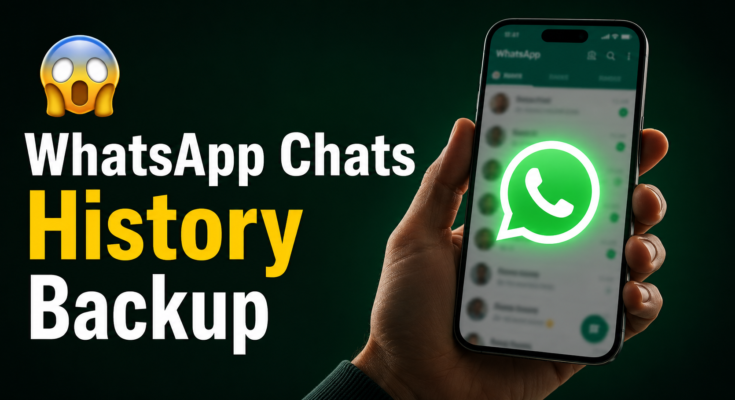 WhatsApp Chats History Backup Complete Guide 2026